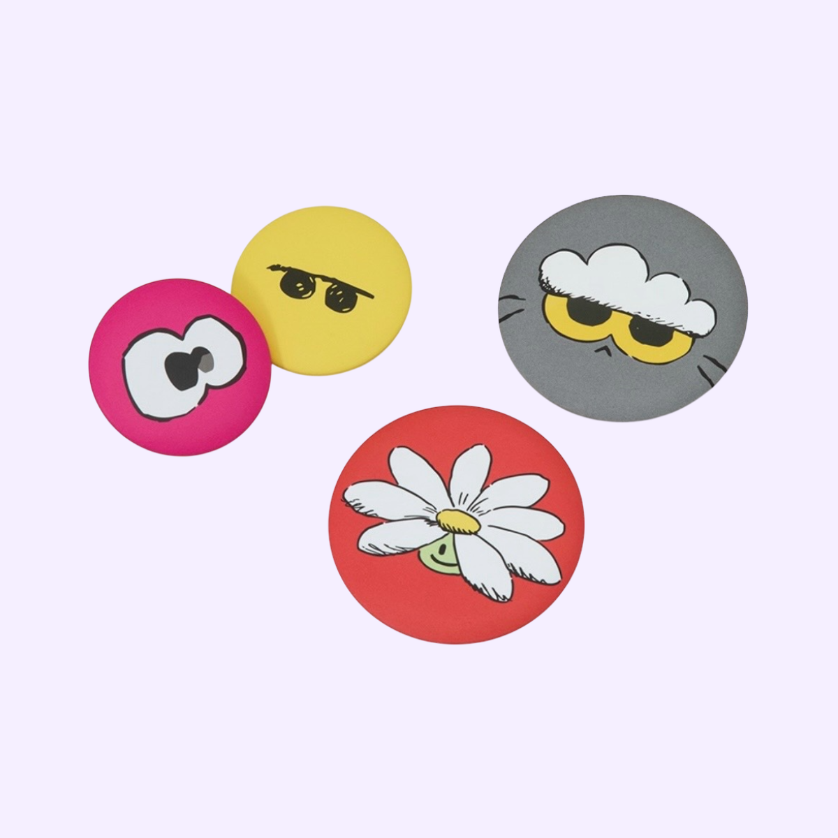 ZO&FRIENDS LUCKY SHOP PIN BADGE SET
