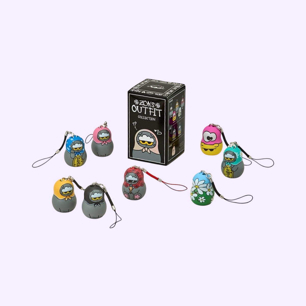 ZO&FRIENDS LUCKY SHOP RANDOM FIGURE KEYRING