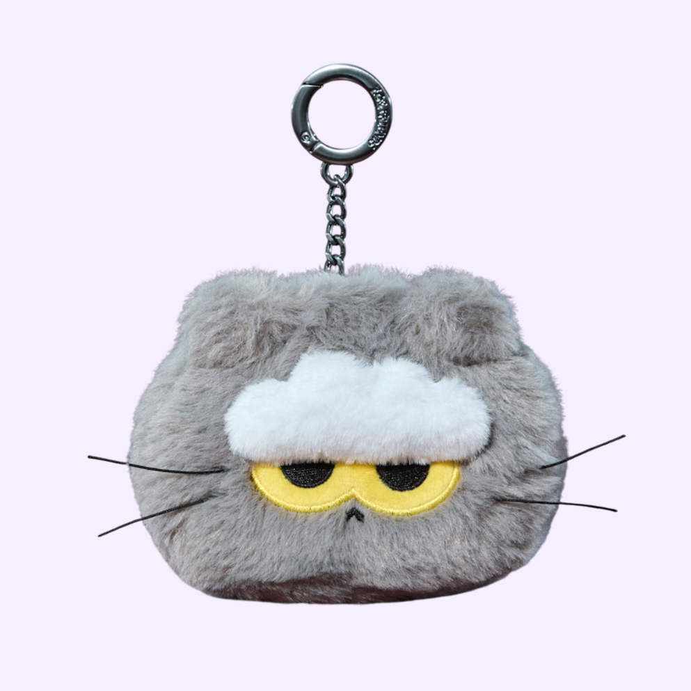 ZO&FRIENDS ZOA ZOAFUL WINTER ZOA FACE POUCH KEYRING