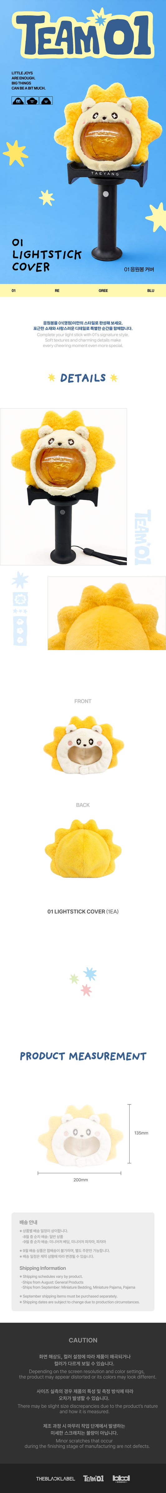 TEAM01 Official MD : 01 LIGHTSTICK COVER