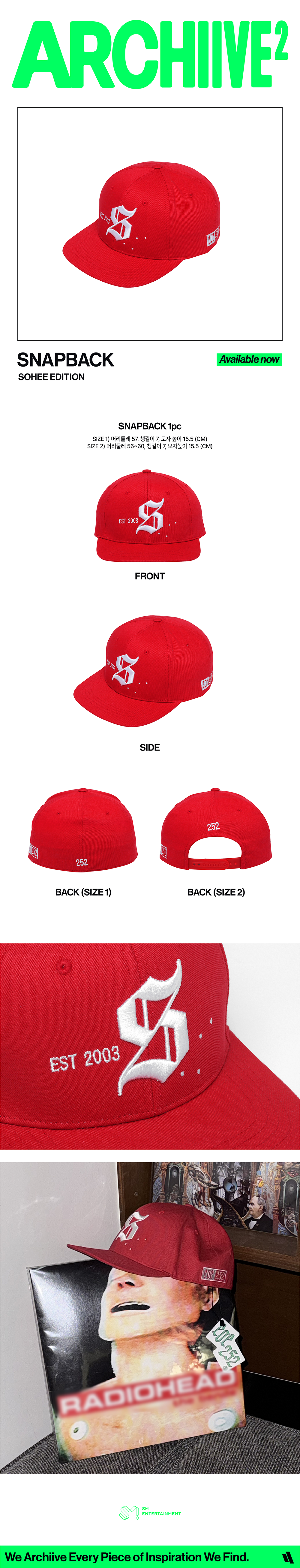 RIIZE - [2026 POP-UP [ARCHIIVE²] MD] SNAPBACK (SOHEE EDITION)