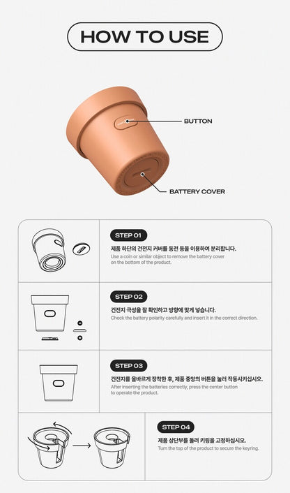 G-DRAGON OFFICIAL LIGHT MINI KEYRING CRADLE