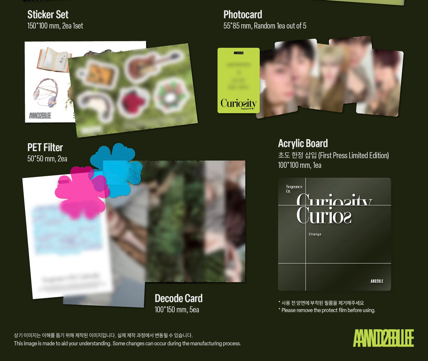 AND2BLE - 1st Mini Album [Sequence 01: Curiosity]