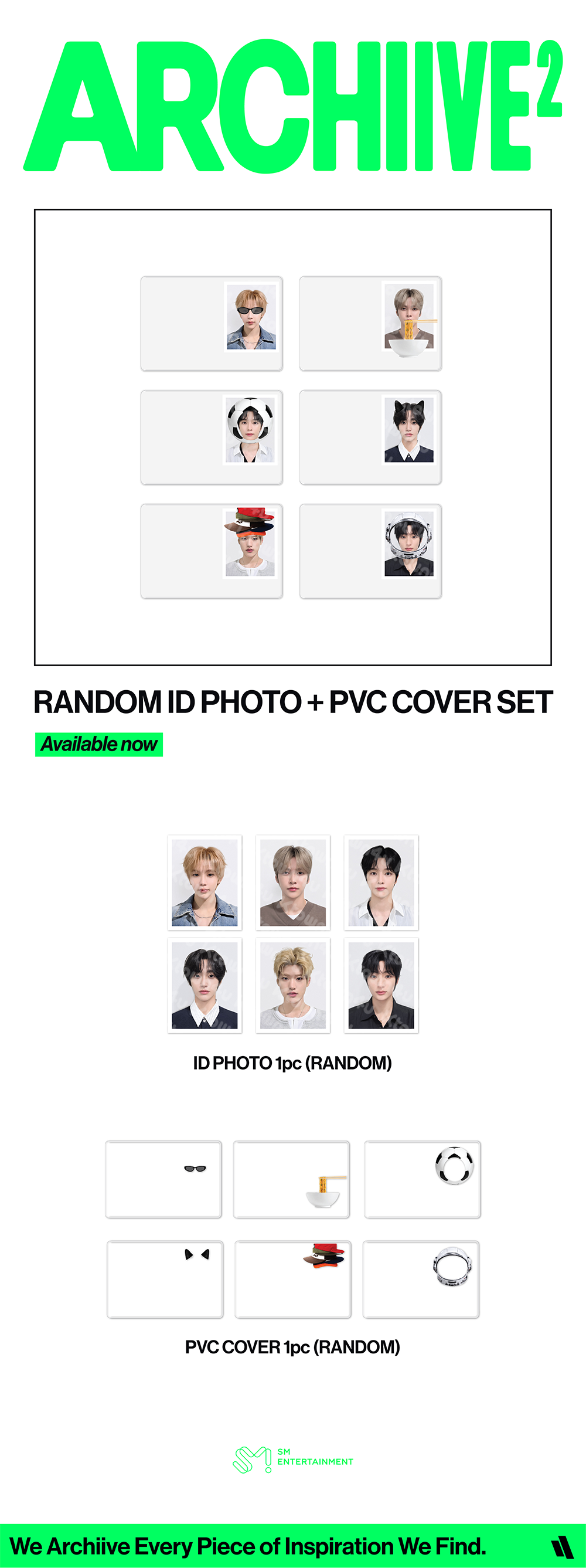 RIIZE - [2026 POP-UP [ARCHIIVE²] MD] RANDOM ID PHOTO + PVC COVER SET