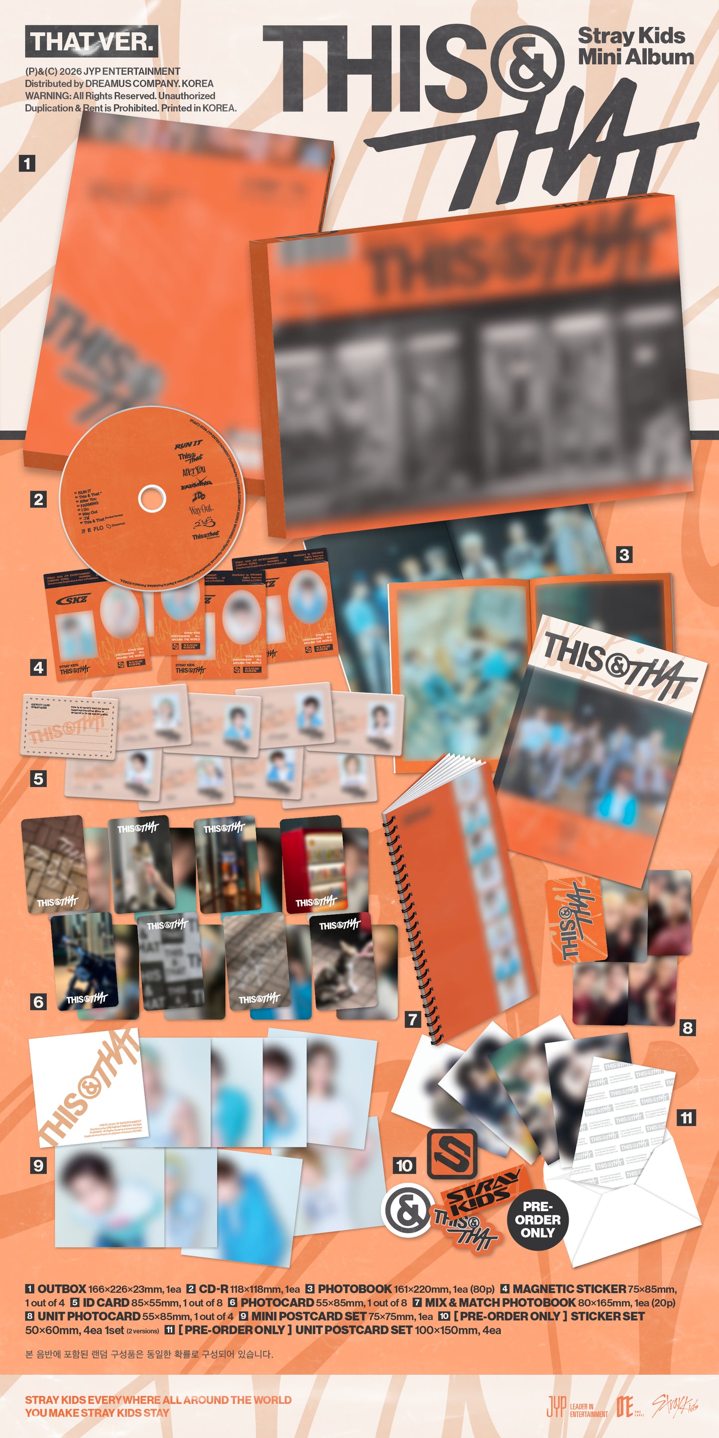 (Makestar Gift) Stray Kids - 10th Mini Album [THIS & THAT]