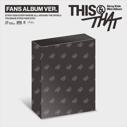 (AppleMusic Gift) Stray Kids - 10th Mini Album [THIS & THAT] (FANS ALBUM Ver.)