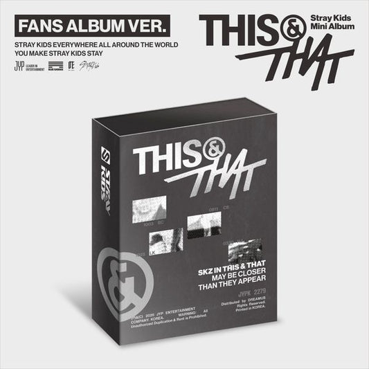 Stray Kids - 10th Mini Album [THIS & THAT] (FANS ALBUM Ver.)