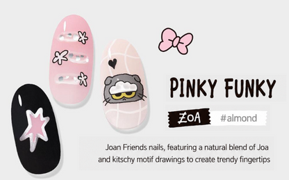 (+ Gift) ZO&FRIENDS x DASHING DIVA magic press - PINKY FUNKY (Nail)