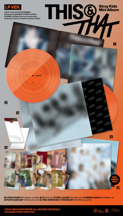 Stray Kids - 10th Mini Album [THIS & THAT] (LP Ver.) (LIMITED)