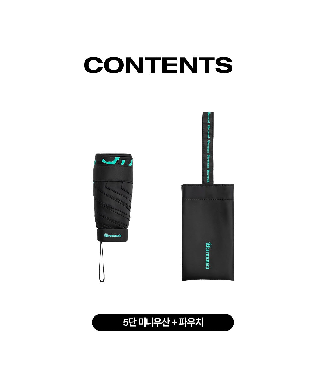 G-DRAGON - UMBRELLA COMPACT [Black] / 2025 WORLD TOUR [Übermensch]