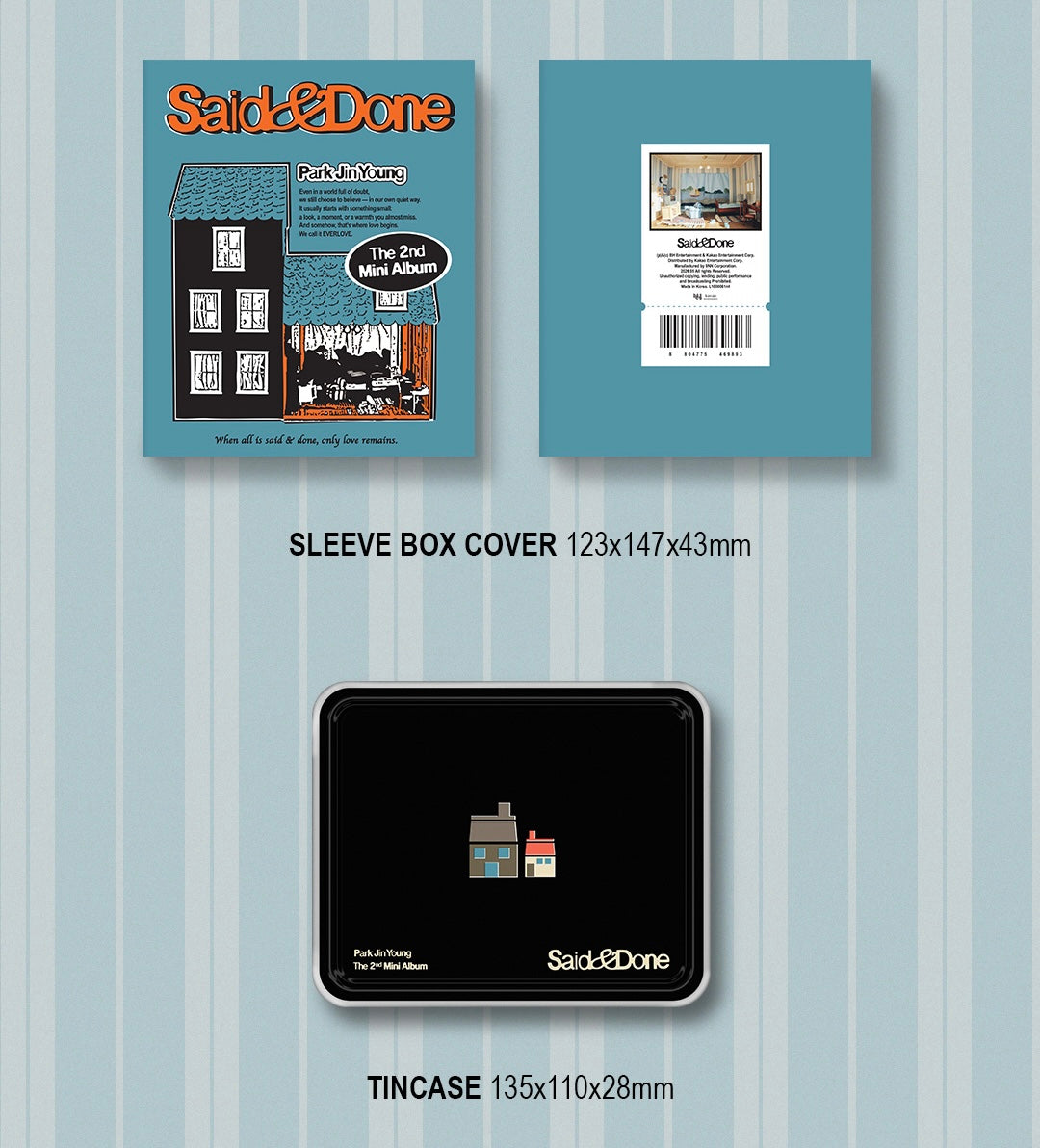 PARK JIN YOUNG - 2nd Mini Album [Said & Done] (Memory Box Ver.)