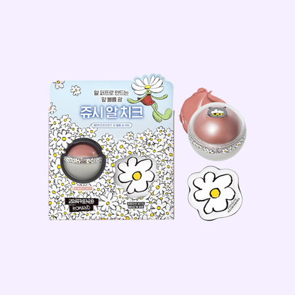 rom&nd X ZO&FRIENDS JUICY ROLL CHEEK & PUFF SET