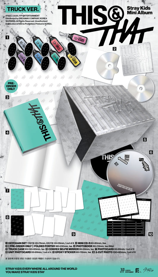 Stray Kids - 10th Mini Album [THIS & THAT] (TRUCK Ver.) (LIMITED)