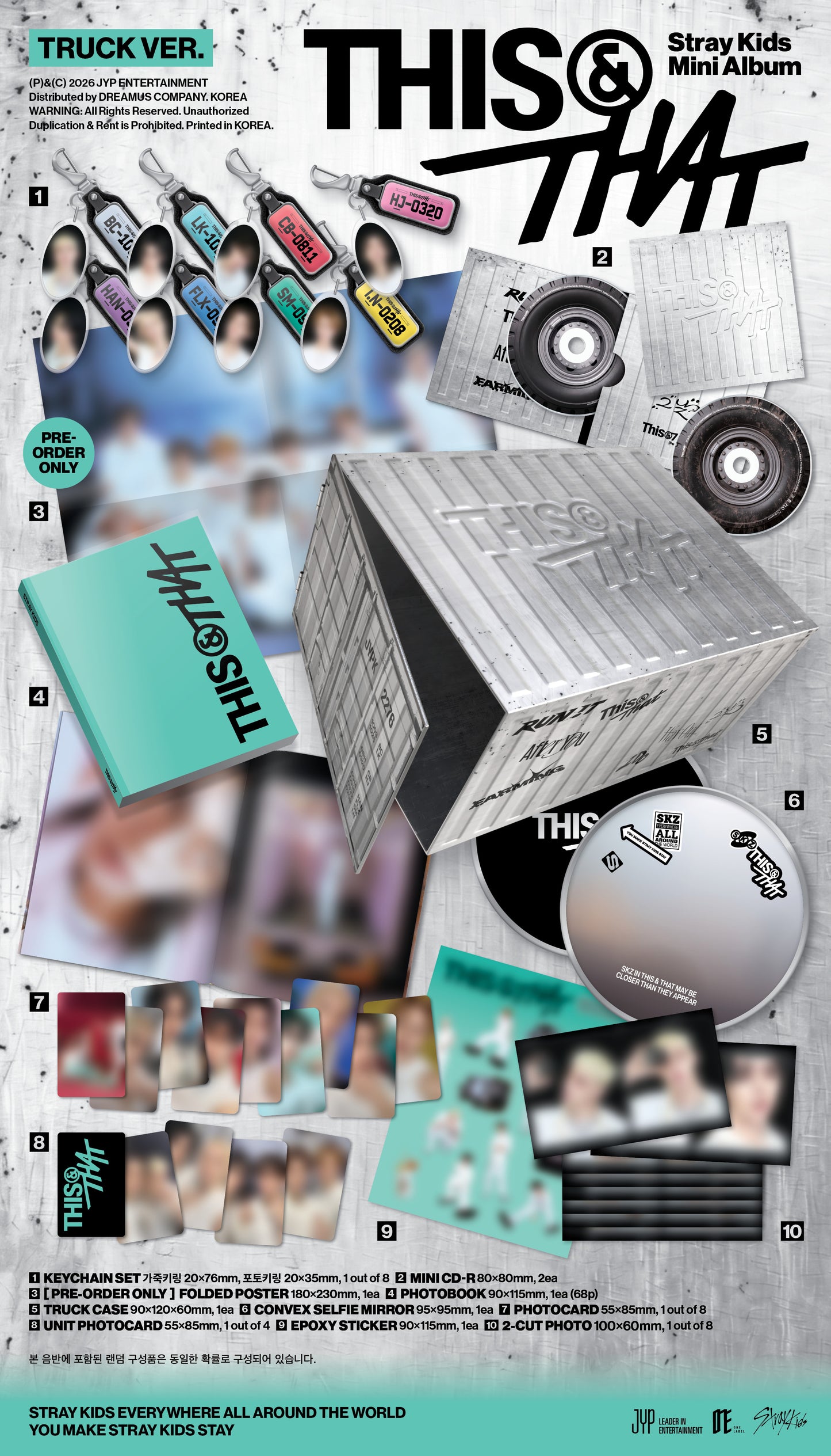 Stray Kids - 10th Mini Album [THIS & THAT] (TRUCK Ver.) (LIMITED)