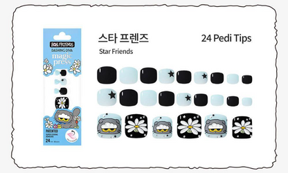 (+ Gift) ZO&FRIENDS x DASHING DIVA magic press - START FRIENDS (Pedi)