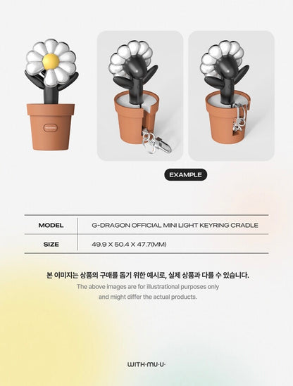 G-DRAGON OFFICIAL LIGHT MINI KEYRING CRADLE