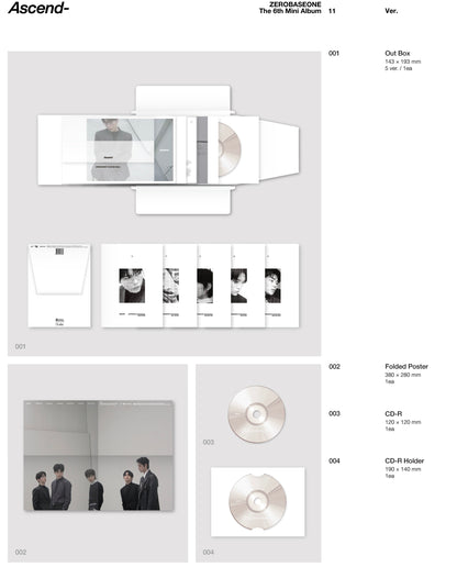 ZEROBASEONE The 6th Mini Album [Ascend-]