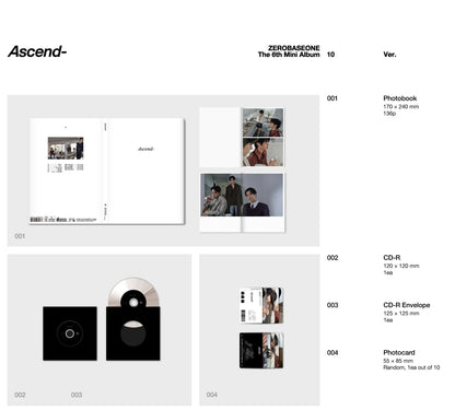ZEROBASEONE The 6th Mini Album [Ascend-]