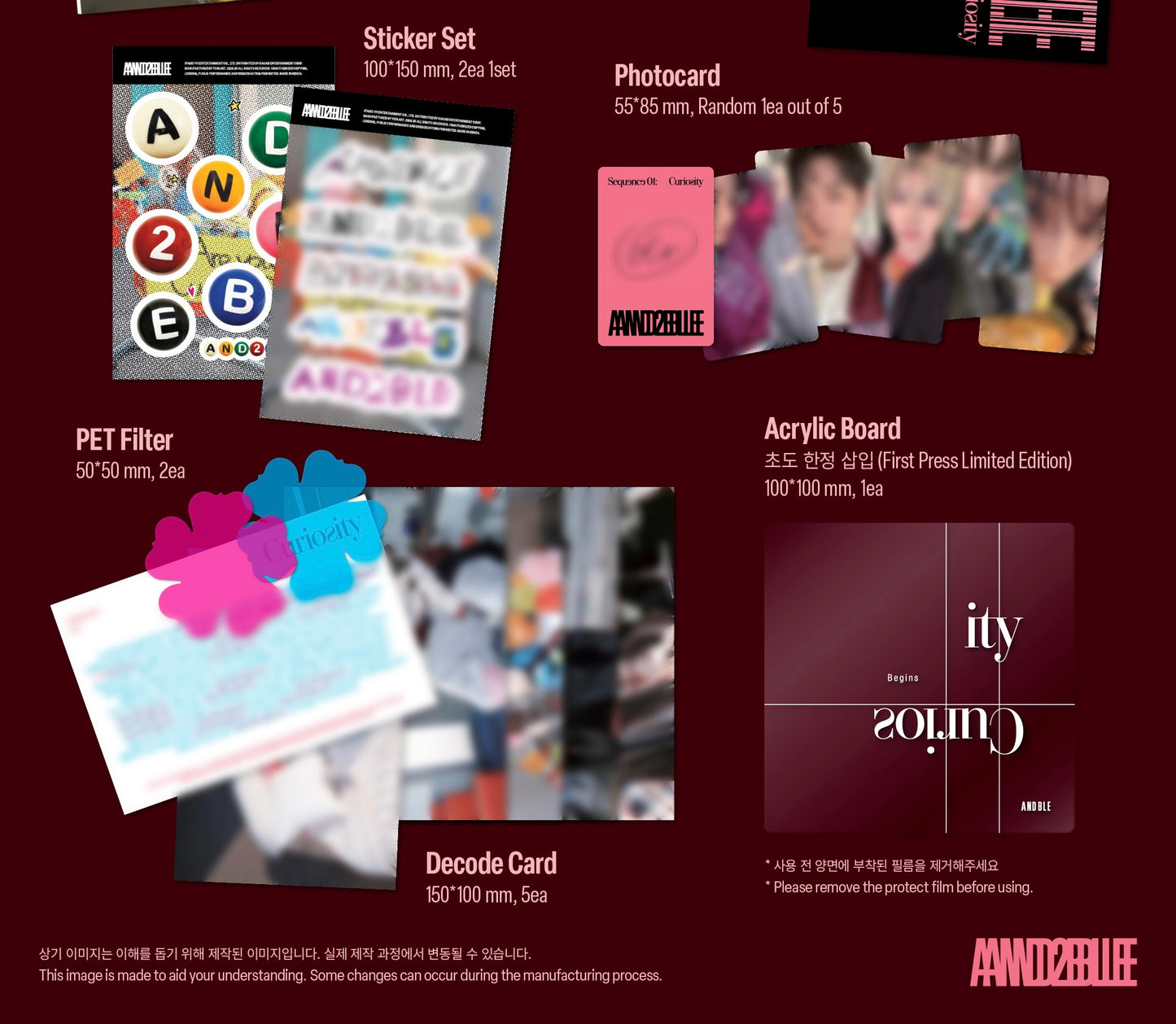 AND2BLE - 1st Mini Album [Sequence 01: Curiosity]