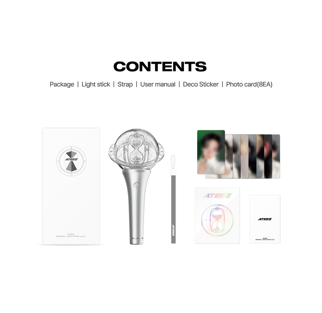 (Ktown Gift) ATEEZ - OFFICIAL LIGHT STICK Ver.3