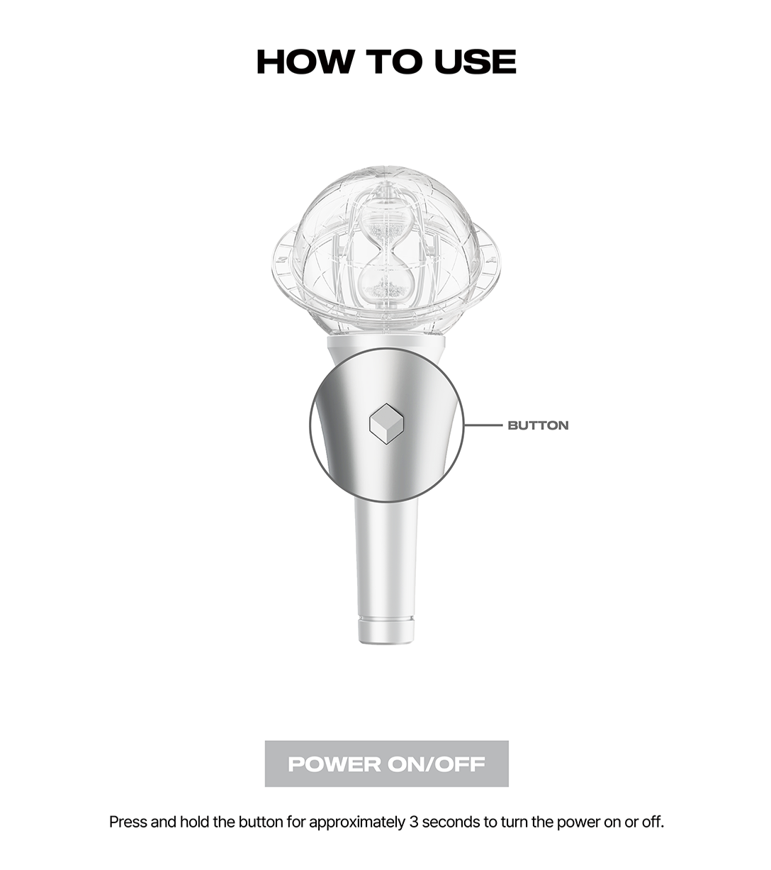 (Ktown Gift) ATEEZ - OFFICIAL LIGHT STICK Ver.3
