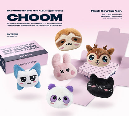 BABYMONSTER 3rd MINI ALBUM [CHOOM] Plush Keyring Ver.