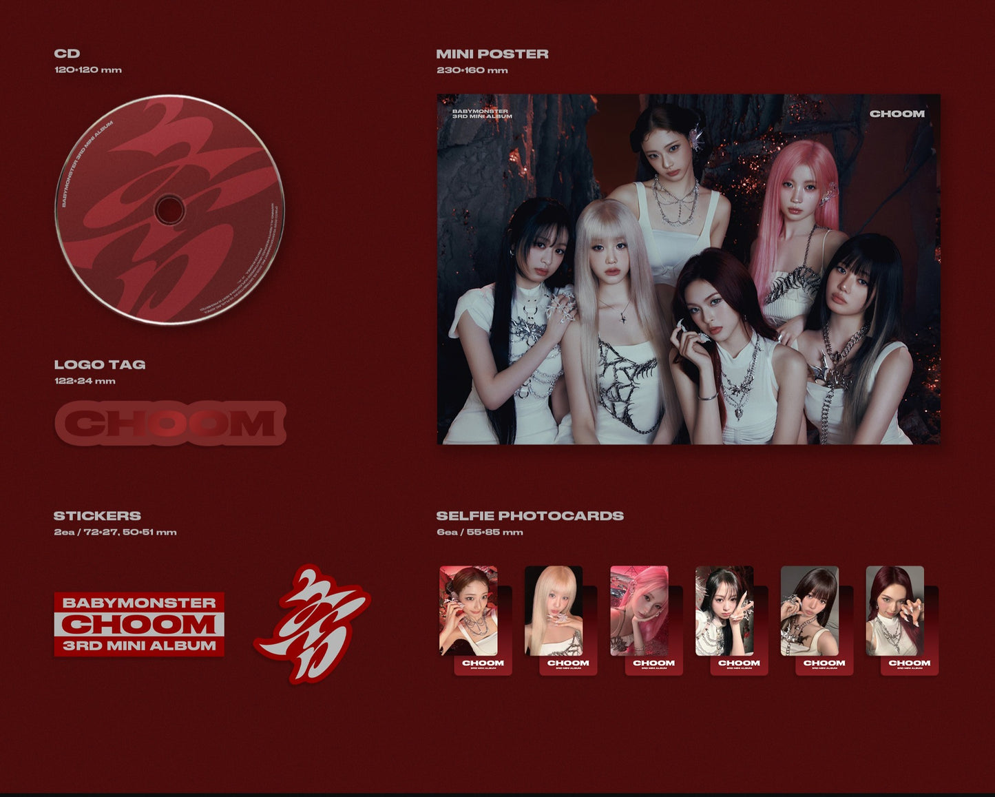BABYMONSTER 3rd MINI ALBUM [CHOOM]