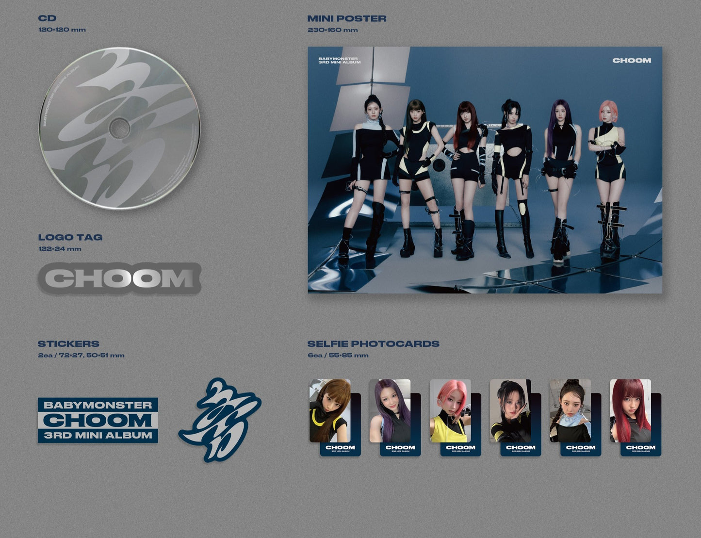 BABYMONSTER 3rd MINI ALBUM [CHOOM]