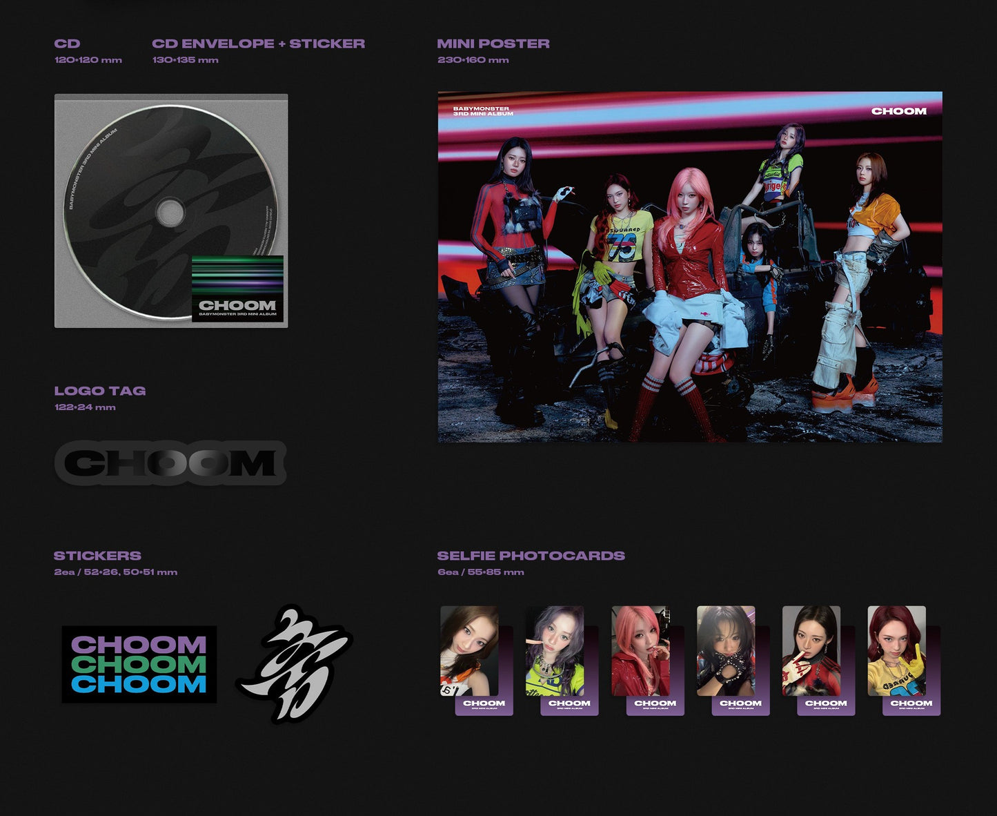 BABYMONSTER 3rd MINI ALBUM [CHOOM]