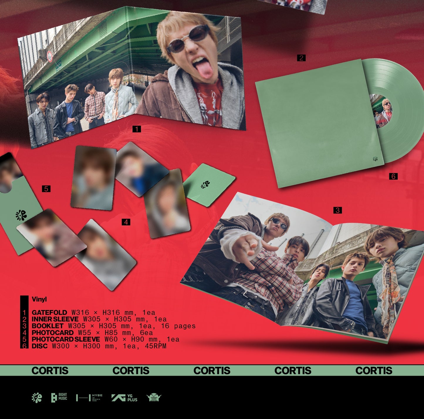 CORTIS - 2nd EP Album [GREENGREEN] (Vinyl)