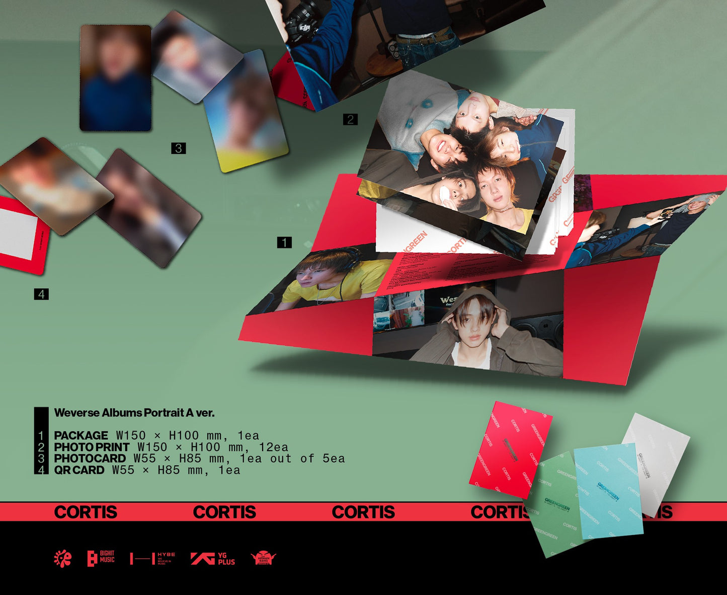 CORTIS - 2nd EP Album [GREENGREEN] (Weverse Albums ver.)
