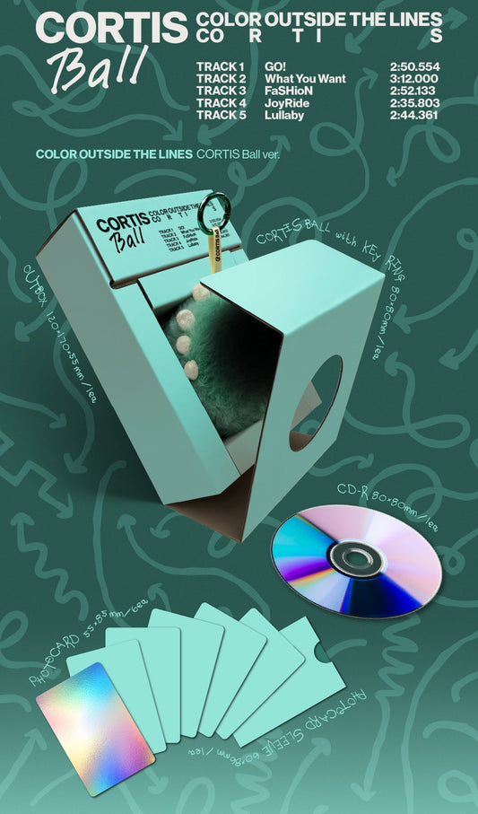 CORTIS - 1st EP Album [COLOR OUTSIDE THE LINES] (CORTIS Ball ver.)