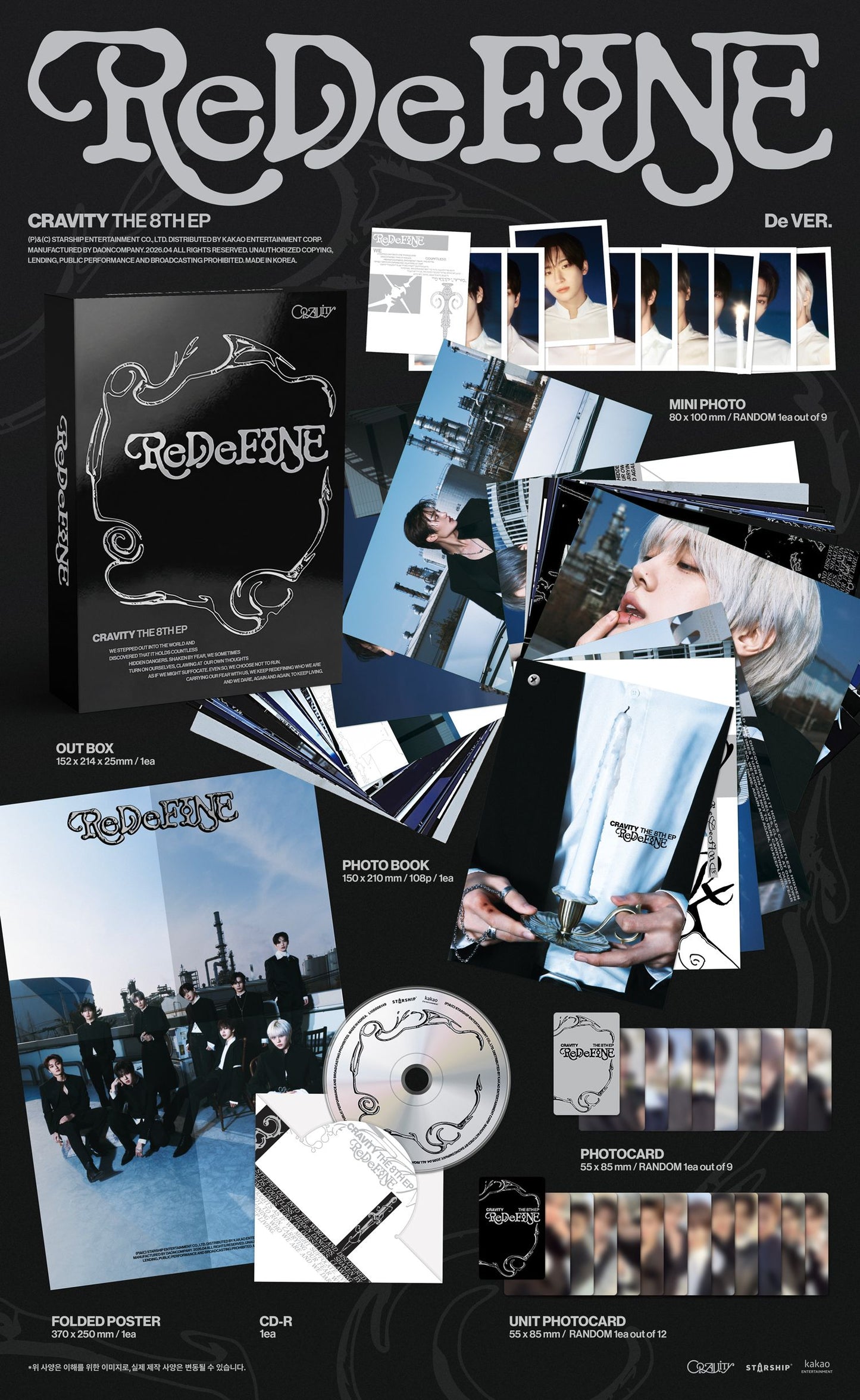 CRAVITY - 8th Mini Album [ReDeFINE]