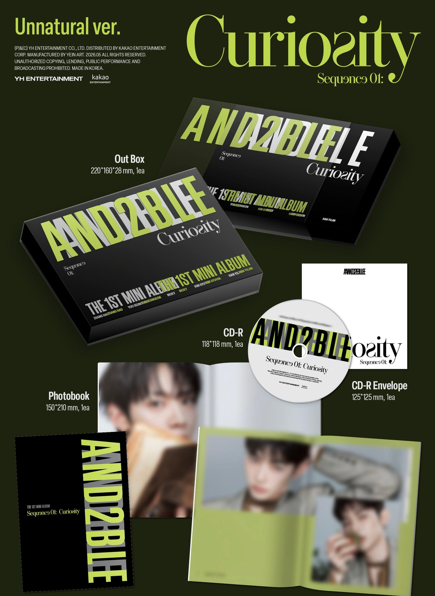 AND2BLE - 1st Mini Album [Sequence 01: Curiosity]