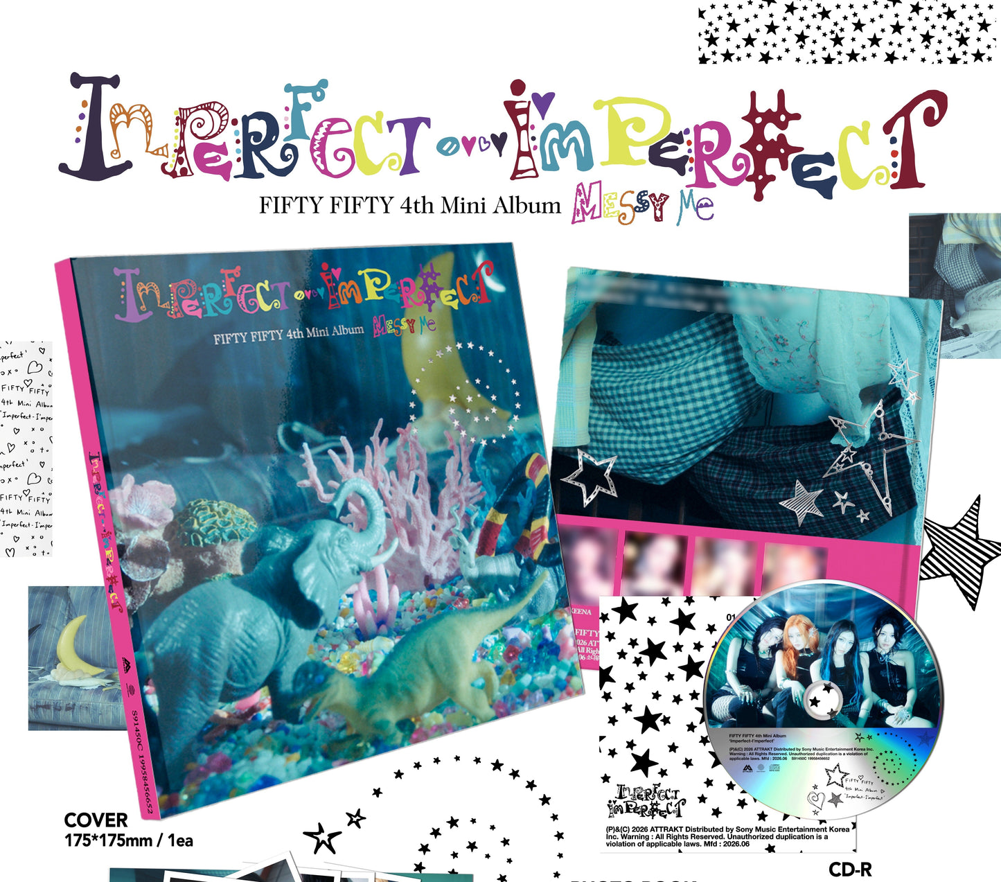 FIFTY FIFTY - 4th Mini Album [Imperfect-I'mperfect] (Messy me Ver.)