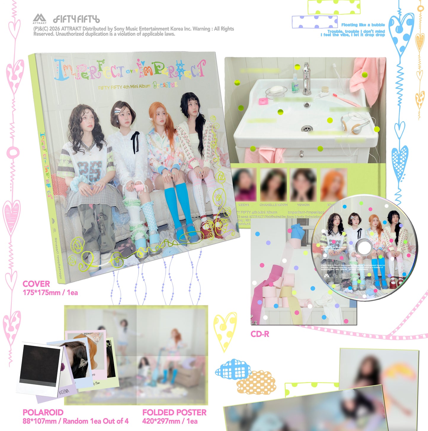FIFTY FIFTY - 4th Mini Album [Imperfect-I'mperfect] (Dressy we Ver.)