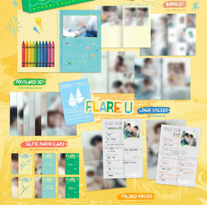 FLARE U - 1st Mini Album [YOUTH ERROR] (Crayon Ver.)