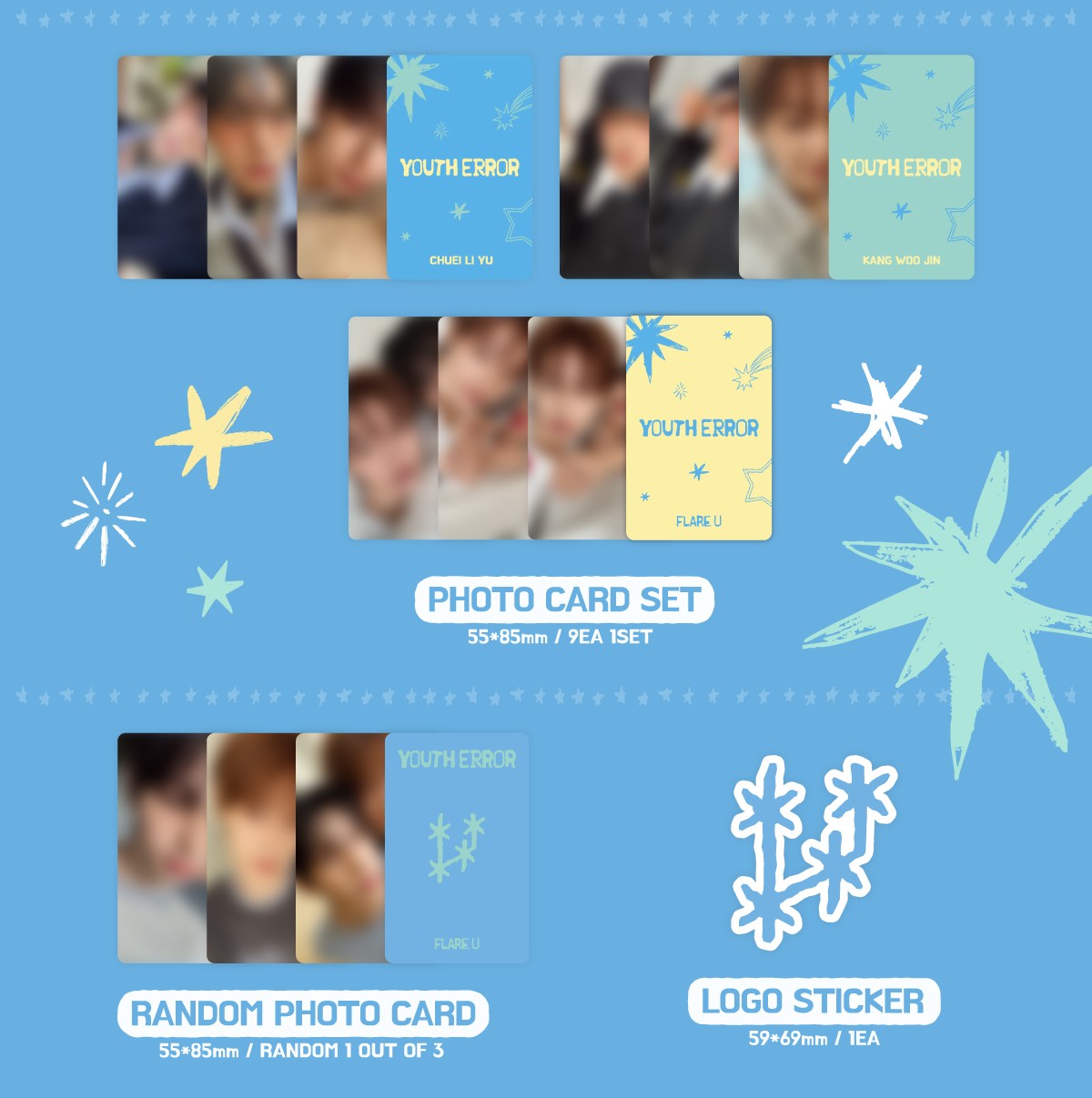 FLARE U - 1st Mini Album [YOUTH ERROR] (QR Ver.)