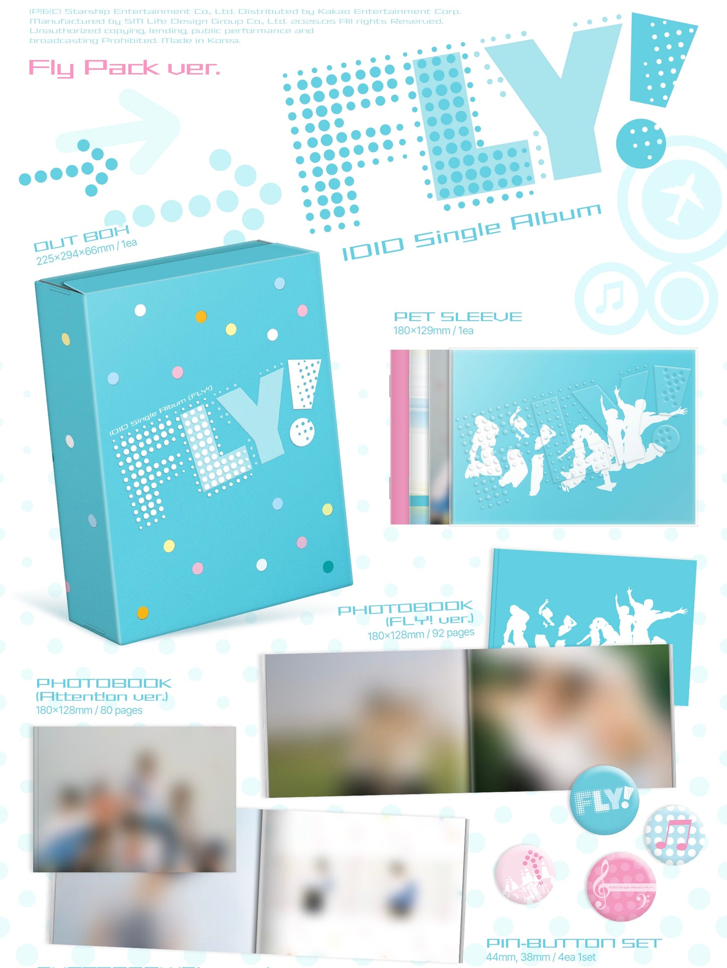 IDID - Single Album [FLY!] (Fly Pack Ver.) (Limited Edition)