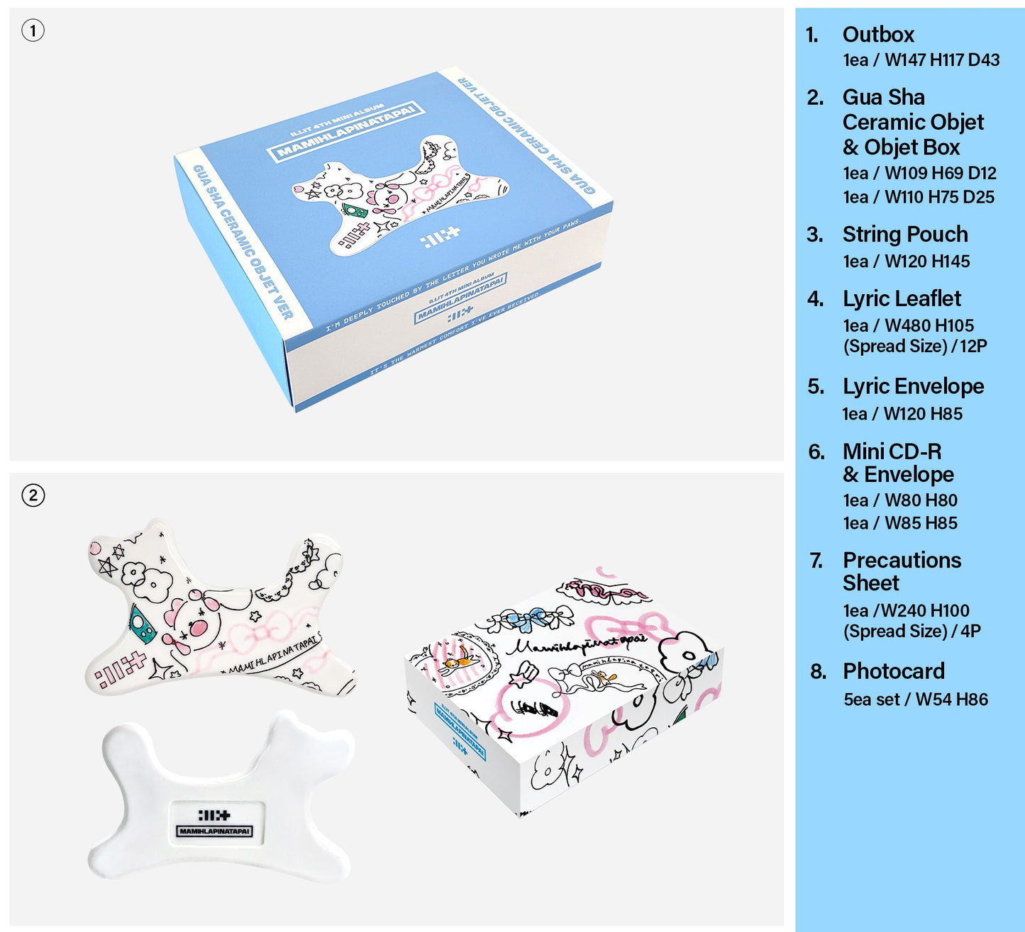 ILLIT - 4th Mini Album [MAMIHLAPINATAPAI] (Gua Sha Ceramic Objet Ver.)