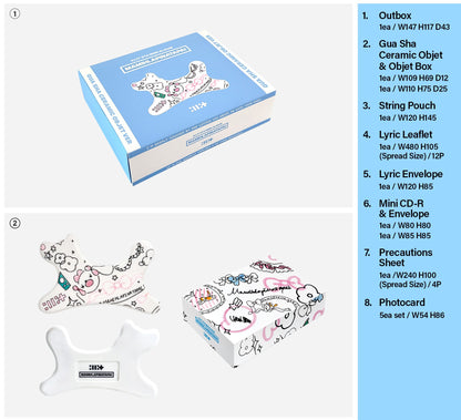 ILLIT - 4th Mini Album [MAMIHLAPINATAPAI] (Gua Sha Ceramic Objet Ver.)