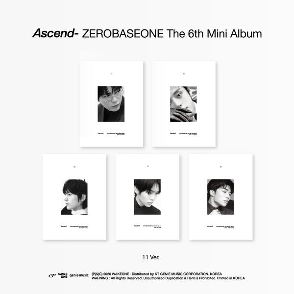 ZEROBASEONE The 6th Mini Album [Ascend-]