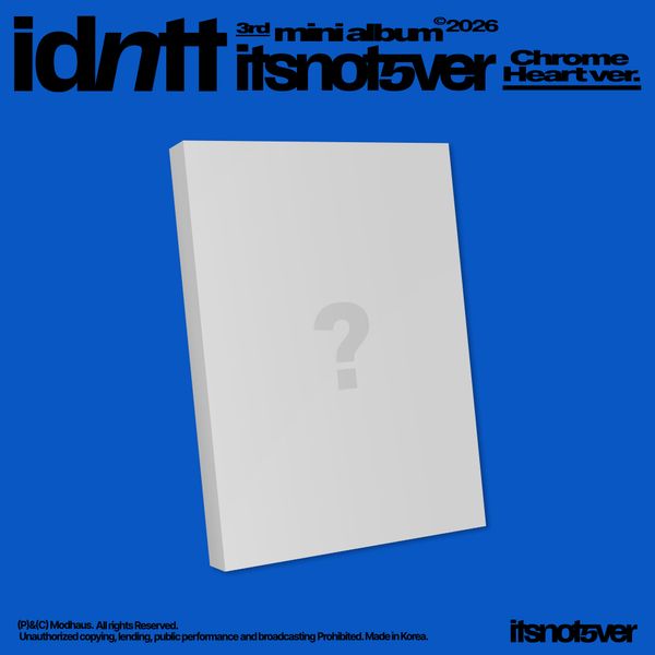 idntt - <itsnotover> (Chrome Heart/Lit Heart Ver)