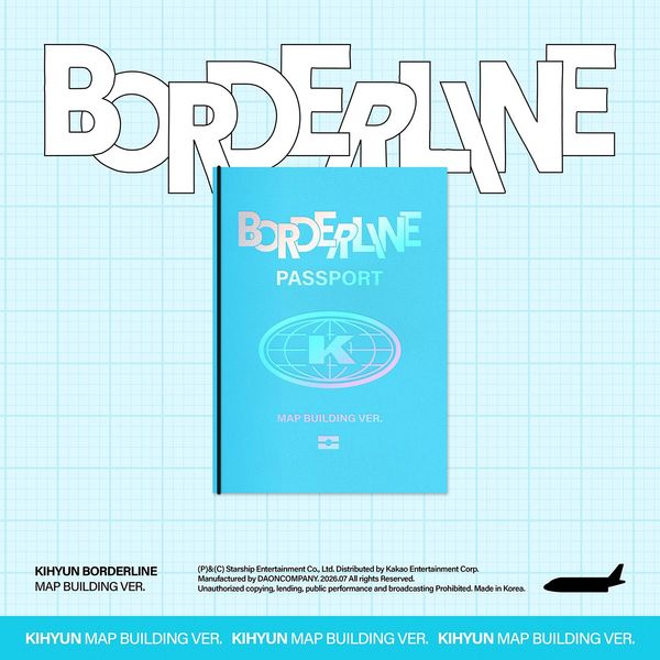 (Pre-order Gift) KIHYUN (MONSTA X) - EP Album [BORDERLINE] (MAP BUILDING Ver.) (Limited)