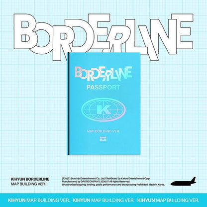 (Pre-order Gift) KIHYUN (MONSTA X) - EP Album [BORDERLINE] (MAP BUILDING Ver.) (Limited)