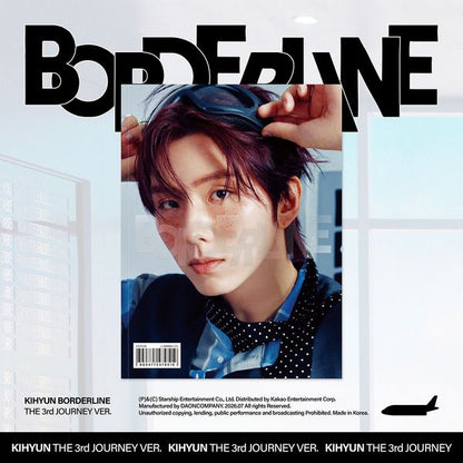 (Pre-order Gift) KIHYUN (MONSTA X) - EP Album [BORDERLINE] (THE 3rd JOURNEY Ver.)