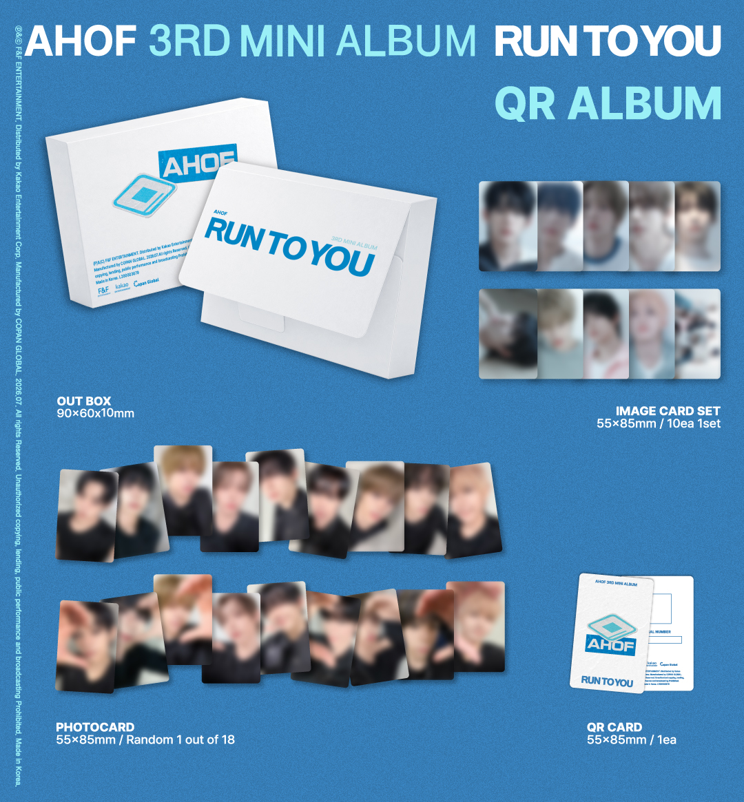 AHOF - 3rd Mini Album [RUN TO YOU] (QR ALBUM Ver.)