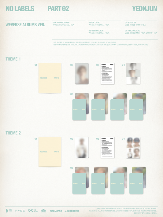 YEONJUN - [NO LABELS: PART 02] (Weverse Albums ver.)