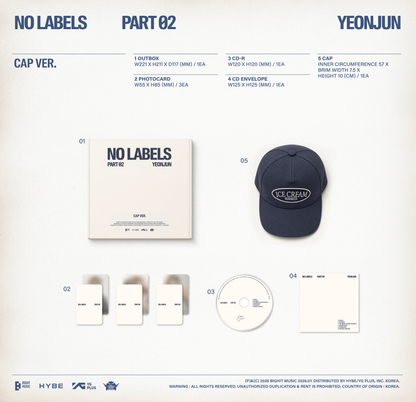 YEONJUN - [NO LABELS: PART 02] (Cap Ver.) LIMITED