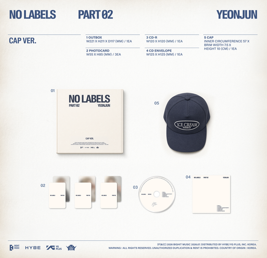 YEONJUN - [NO LABELS: PART 02] (Cap Ver.) LIMITED